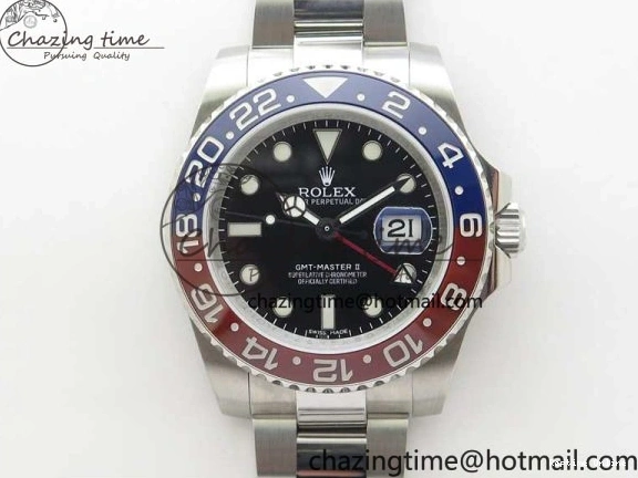 0412 GMT Master II 126710 BLRO 904L SS MIF 1:1 Best Edition on Oyster Bracelet SA3186 CHS Cozy 2553